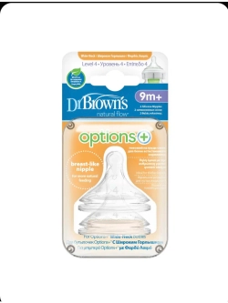 Соска Options+ для густых жидкостей с 9месяцев 2 шт