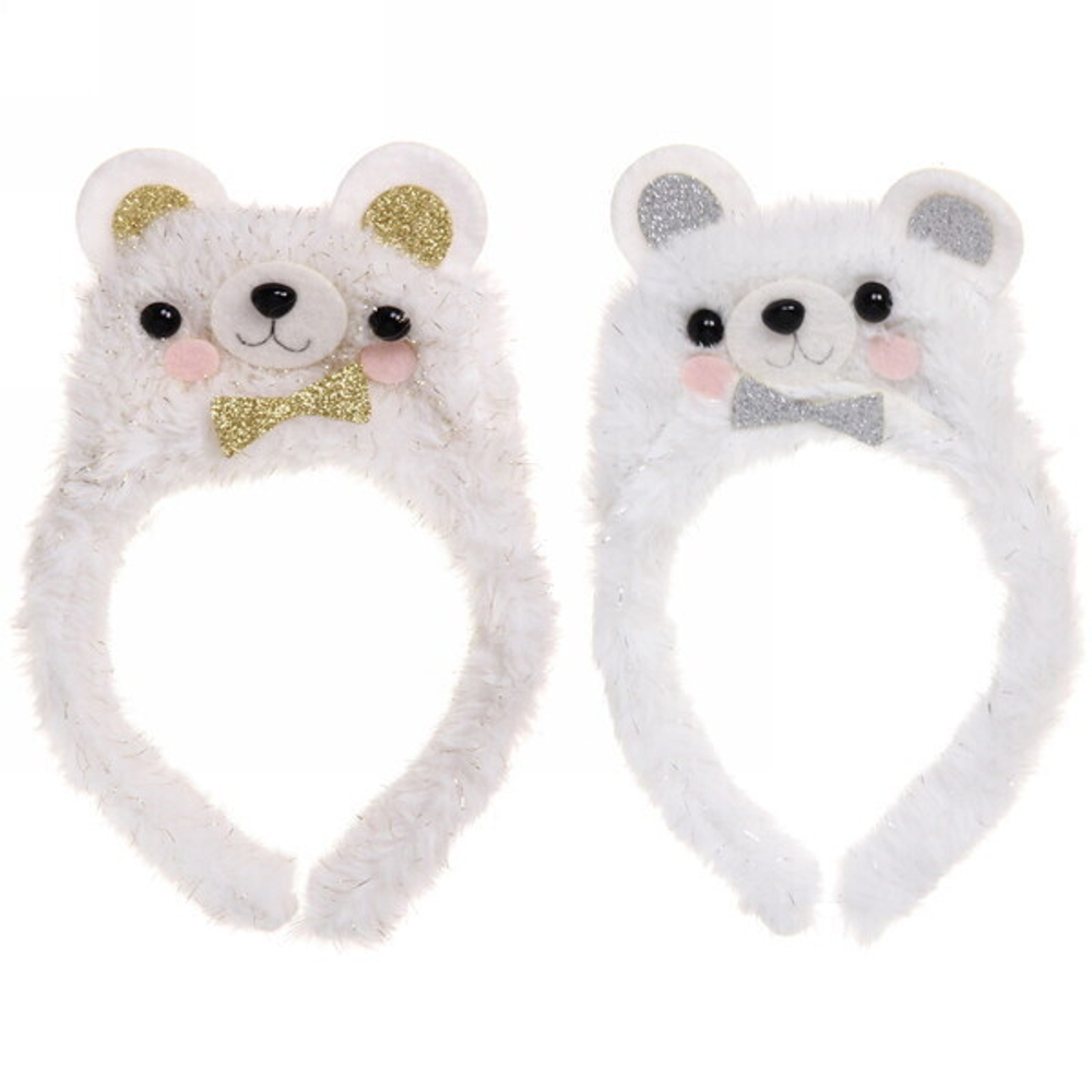 Ободок карнавальный «Медвежонок» 19 см