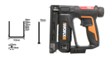 Степлер аккумуляторный WORX WX843