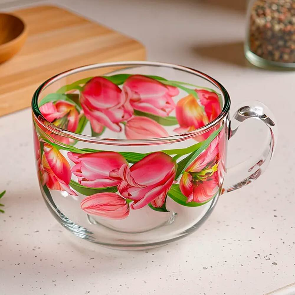 Бульонница 450мл "Тюльпаны"