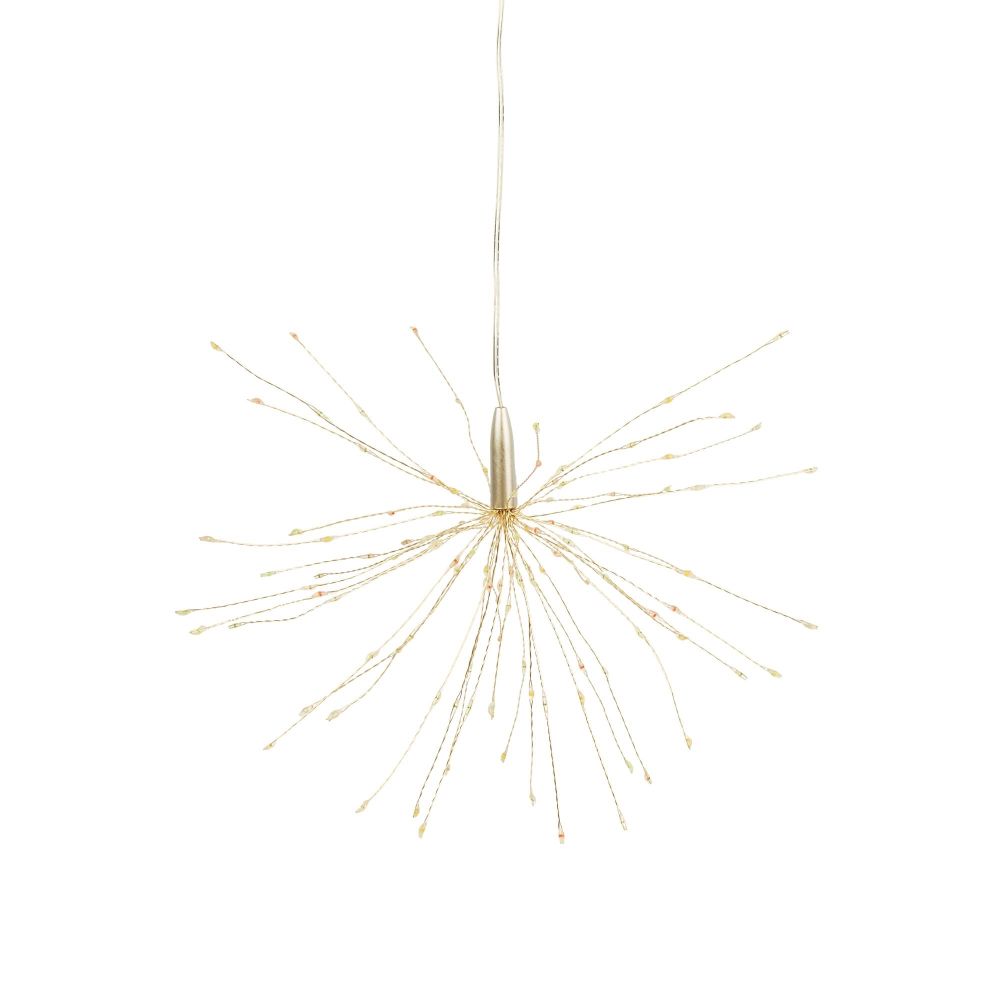 ULD-H3030-150-DTA-3AA-RC WARM WHITE IP20 FIREWORKS Фигура светодиодная Фейерверк на батарейках 3AA не в-к. 30х30см. Подвесная. 120 светодиодов. Теплый белый свет. Пульт ДУ в-к. Провод прозрачный. TM Uniel