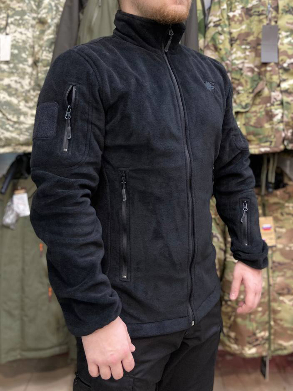 Флисовая кофта WOLFTRAP Outdoor (Турция) Черный