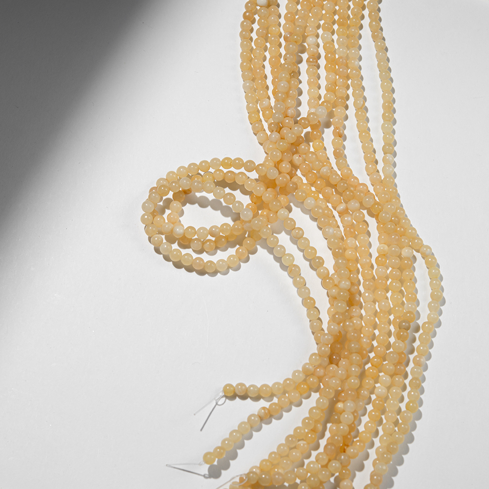 Желтый кальцит, 4,6мм, шар