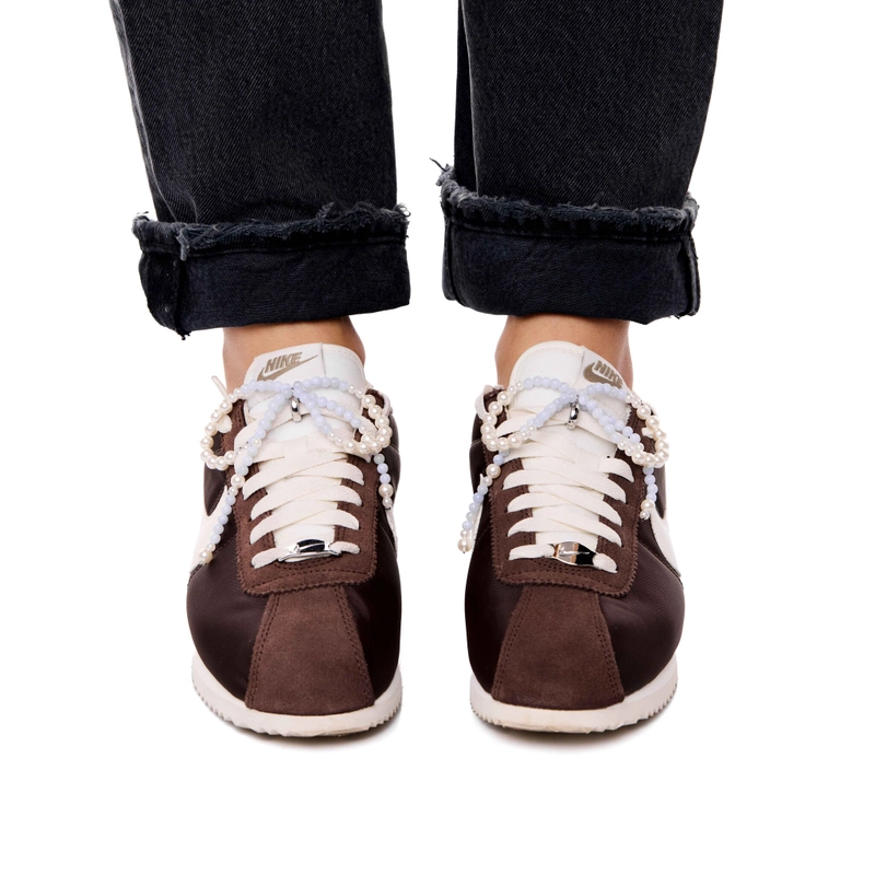 Подвеска на обувь Первоклассный Бант – Голубой агат