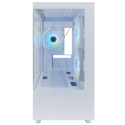 Корпус для компьютера 1STPLAYER MIKU Mi5 ARGB White / mATX / 3x120mm ARGB fans / Mi5-WH-2FC7R-W-1FC7-W
