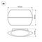 Уличный настенный светодиодный светильник Arlight SP-Wall-Vase-S140x88-2x3W Day4000 032416