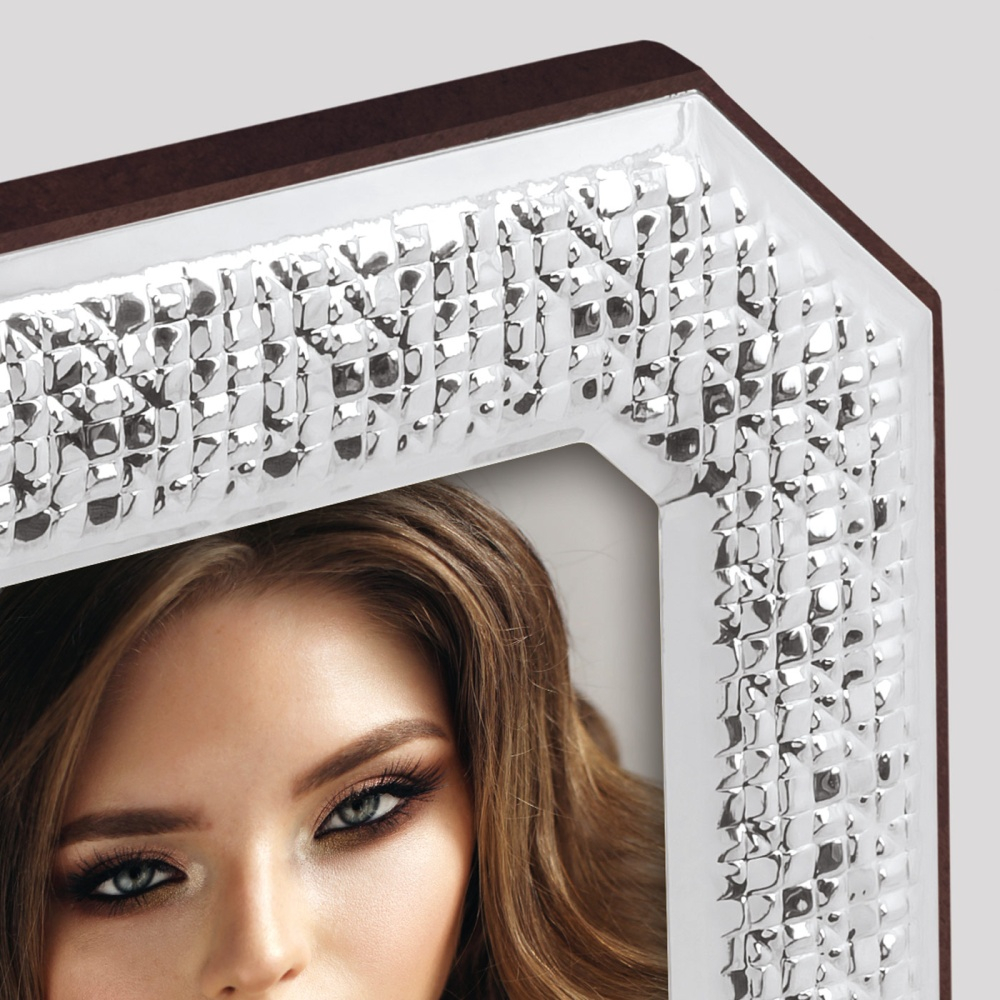 ZEP B42468 15x20 Lucca SILVER PLATED металл с посеребрением ф/рамка