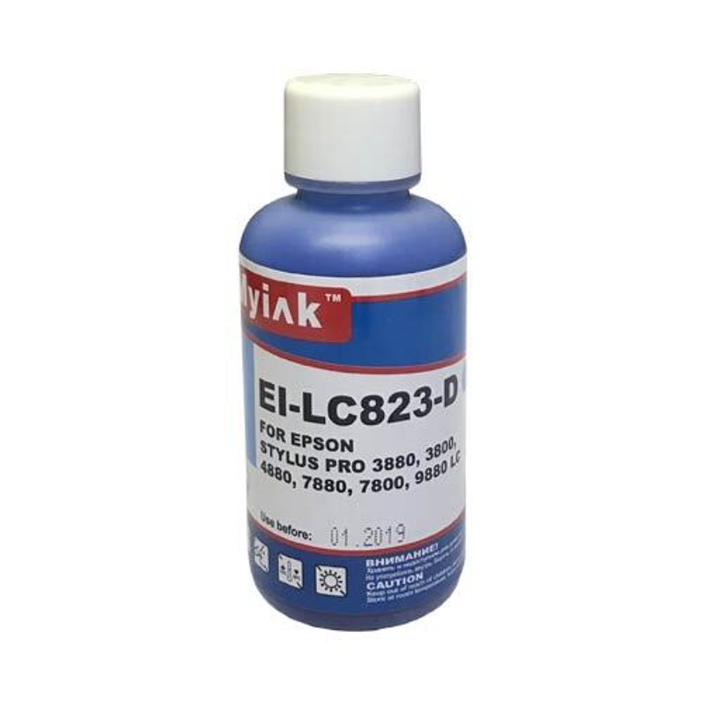 Чернила для EPSON Pro R2400/2880/3800/7800/9800/7880/9880 (100мл, light cyan, Pigment) EI-LC823-B EverBrite™ MyInk