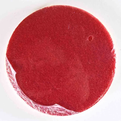 Круг полировальный RIF 125мм*7мм на липучке, натуральный войлок, 1шт.