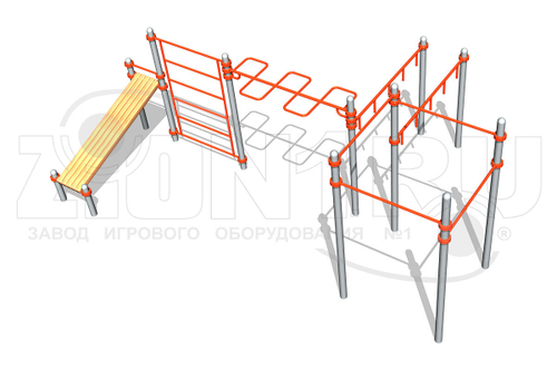 Воркаут-комплекс ВА084 (для колясочников)