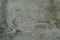 Полотенце 70х140 Garda Decor Лирика зеленое