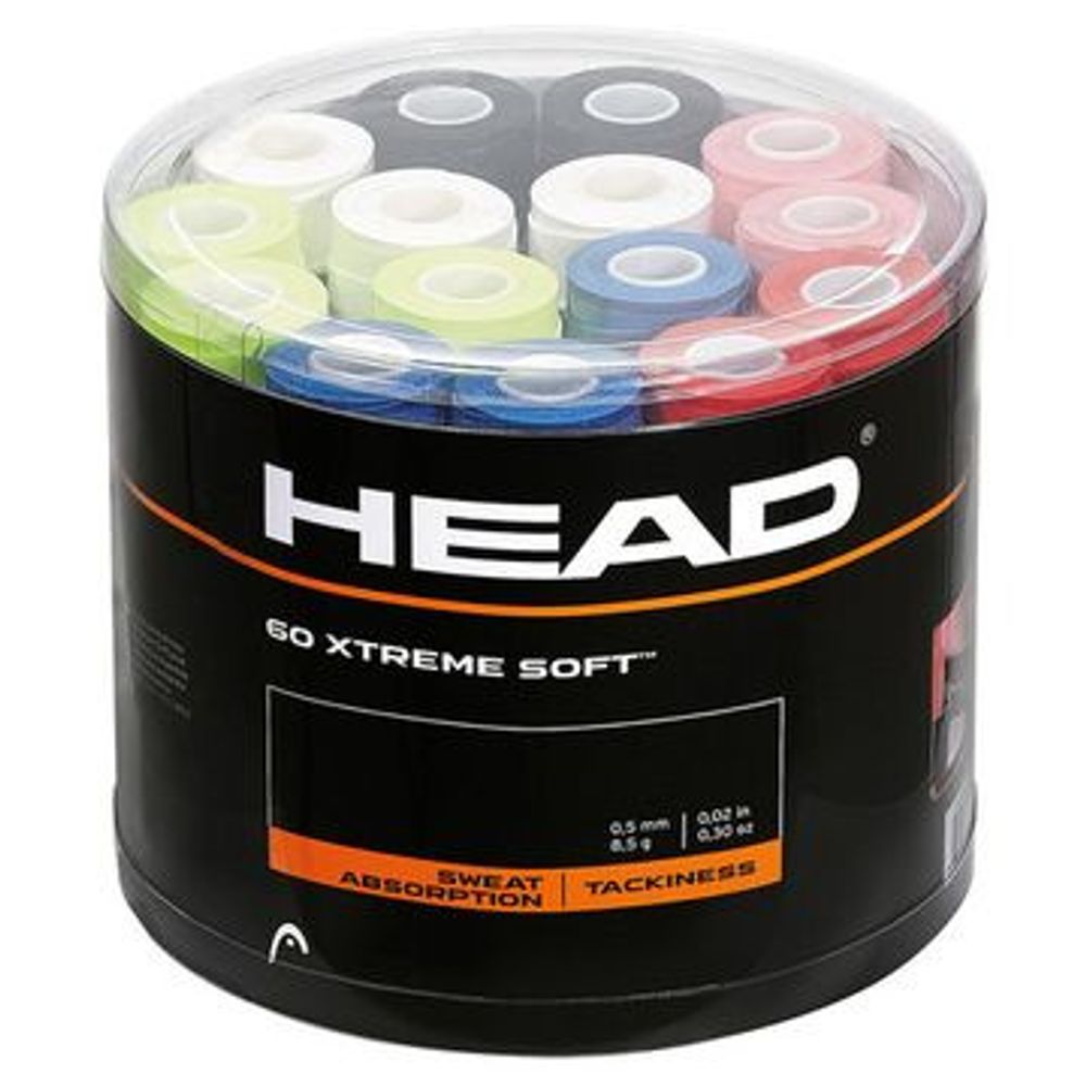 Аксессуары для тенниса Намотка овергрип HEAD XTREME SOFT (1 шт) .