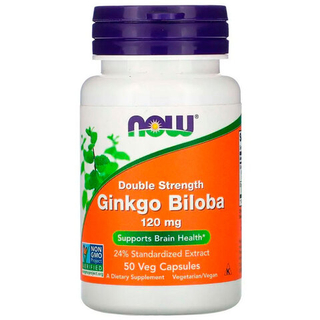 NOW Ginkgo Biloba 120 мг. (50 капс.) [M]