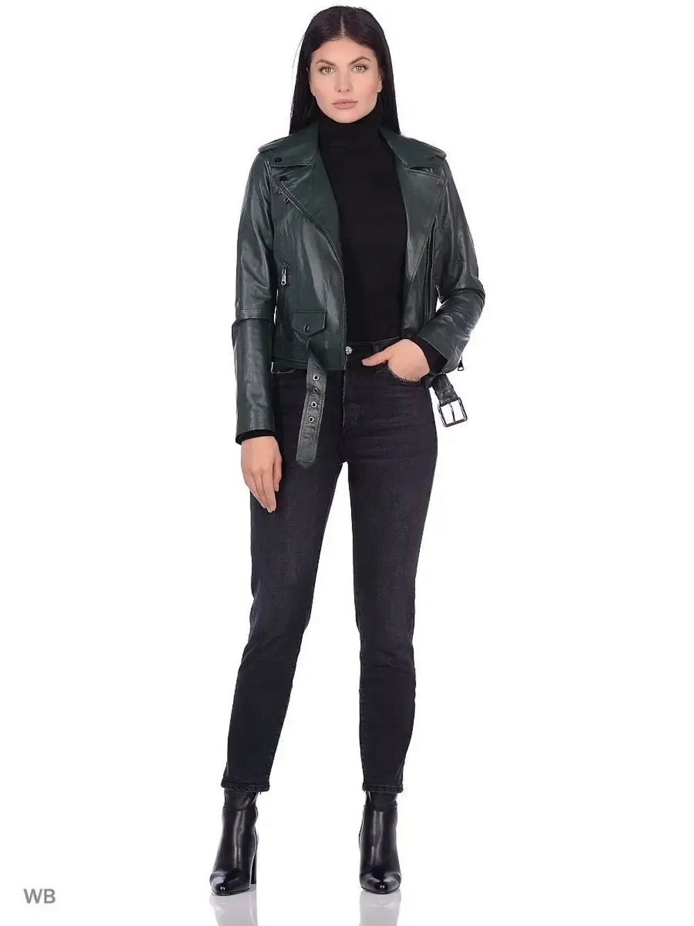 Косуха женская из натуральной кожи Турция