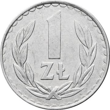 1 злотый 1987 Польша