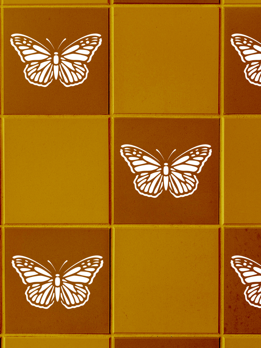 Трафарет для плитки из пластика многоразовый 005