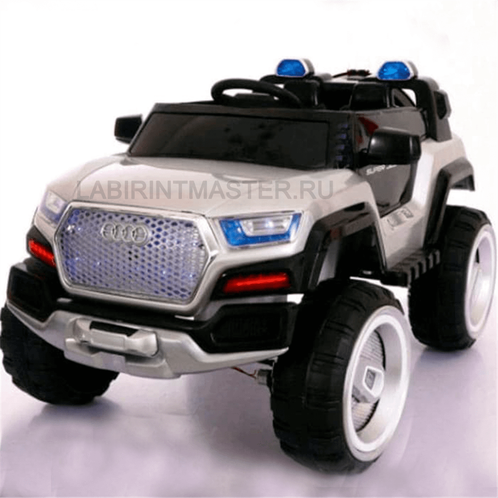 Детский электромобиль "Audi" белый, стандартная комплектация