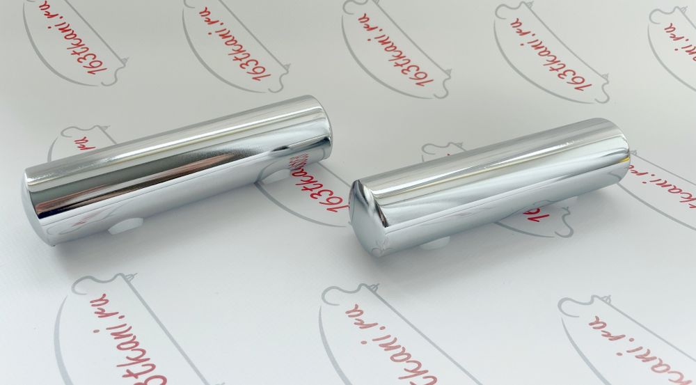 Ножка опора хром мебельная валик D40 L170 металл