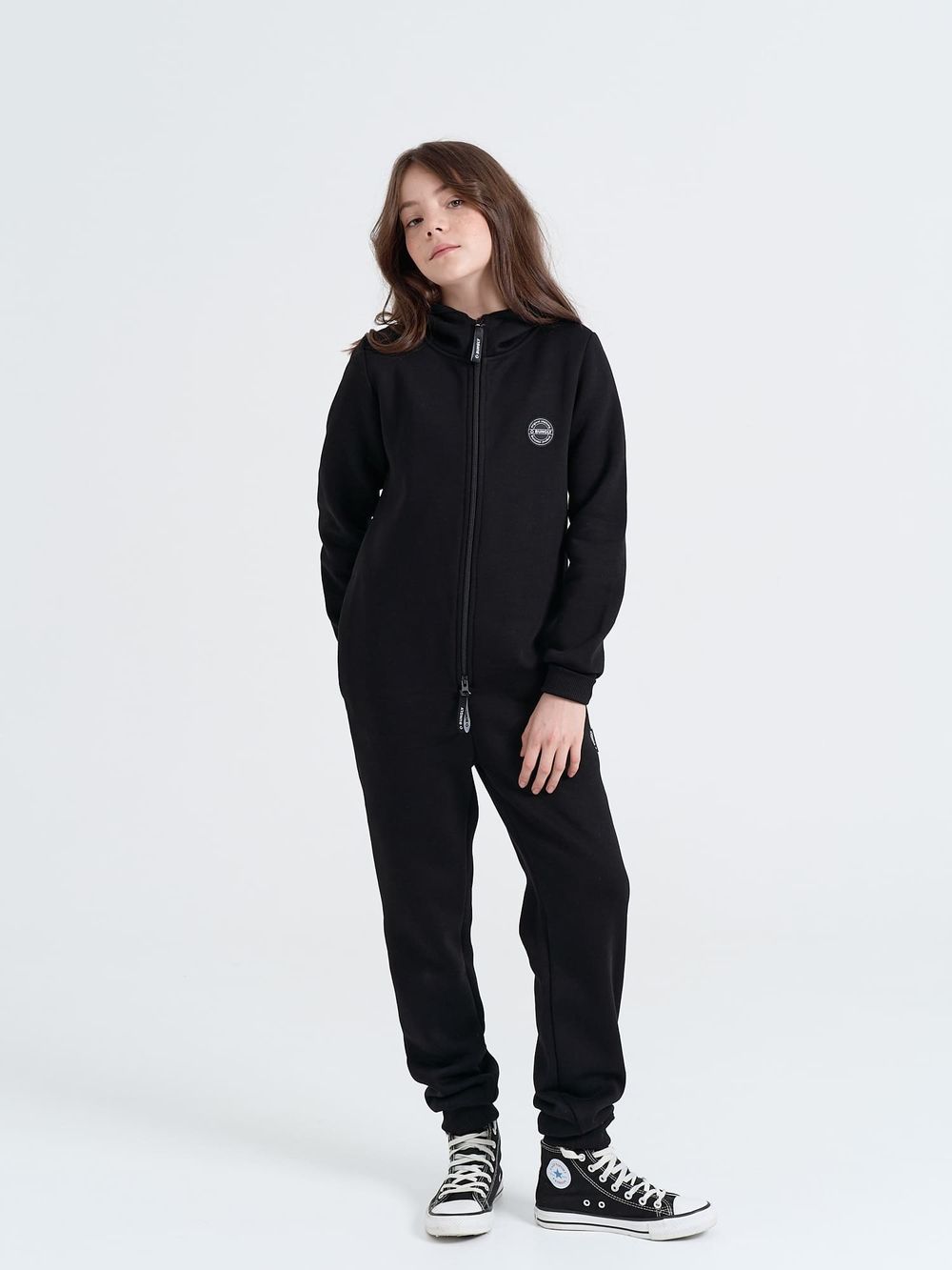 Комбинезон с карманами "Уголь" утепленный 7+