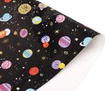 Упаковочная бумага (0,7*1 м) Парад планет, 1 шт.
