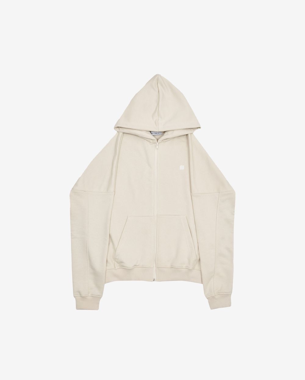 Худи One Two Zip-Up Hoodie Logo Turtledove бежевый