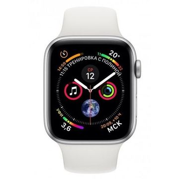 Apple Watch Series 4, 44мм, сильвер