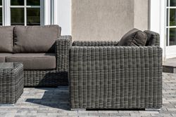 "Боно" лаунж-зона из искусственного ротанга, цвет графит