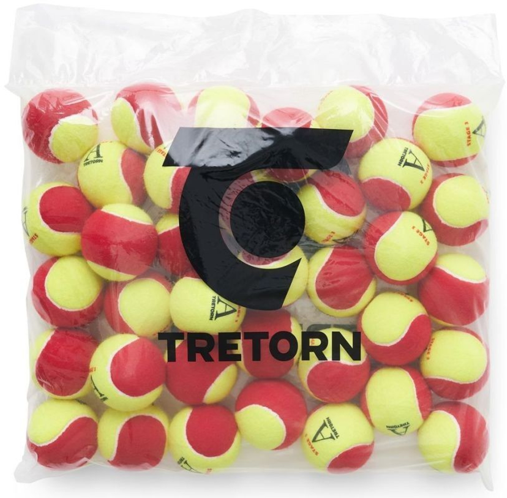Детские теннисные мячи Tretorn Red Felt Academy 3 36B