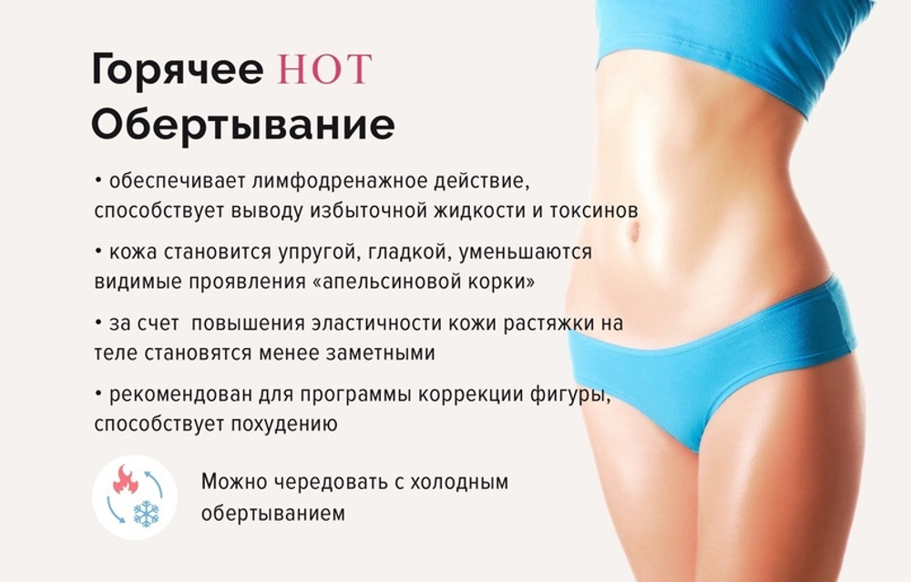 Горячее обертывание для тела, ТМ KLEONA