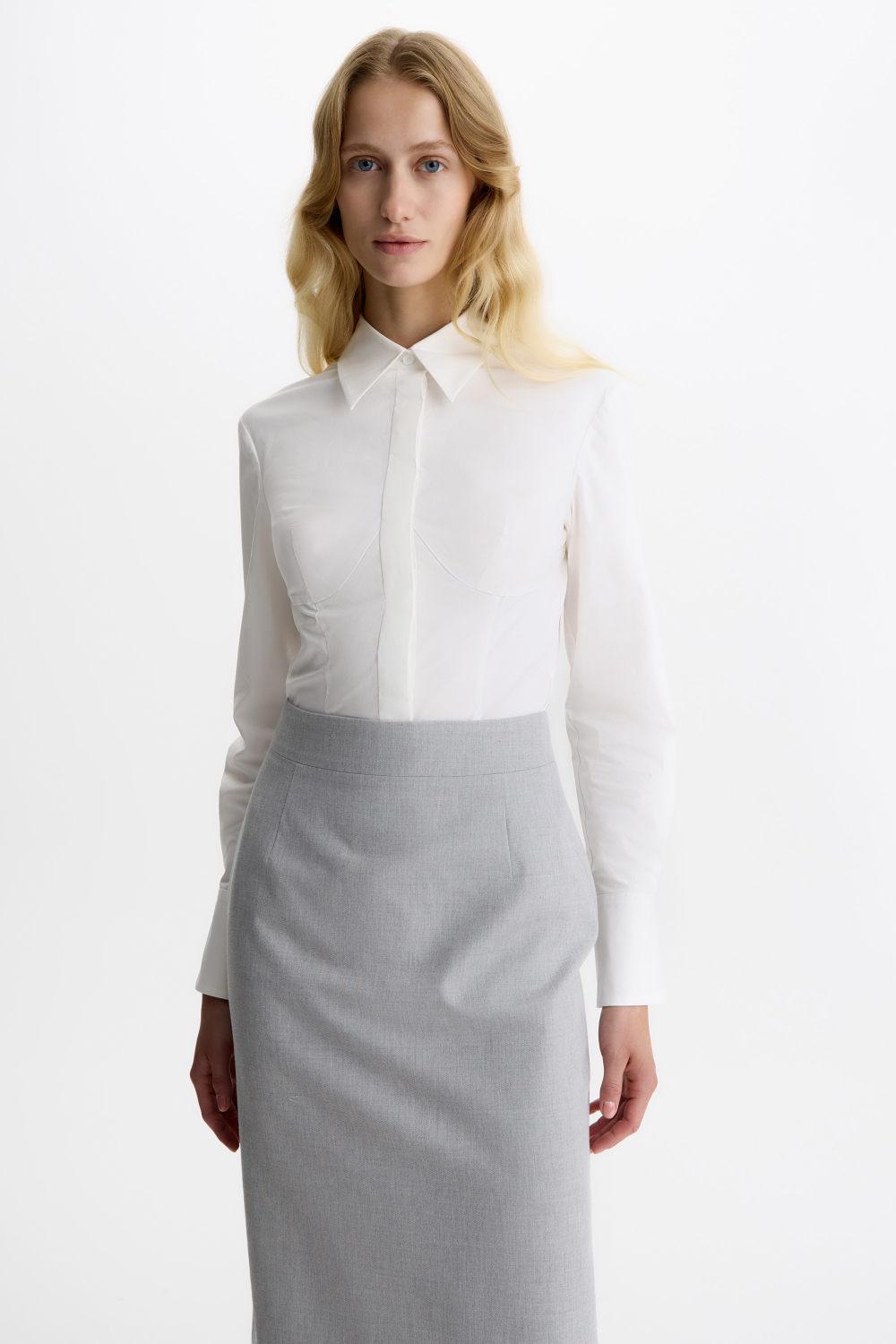 Юбка «Меланж» со шлицей