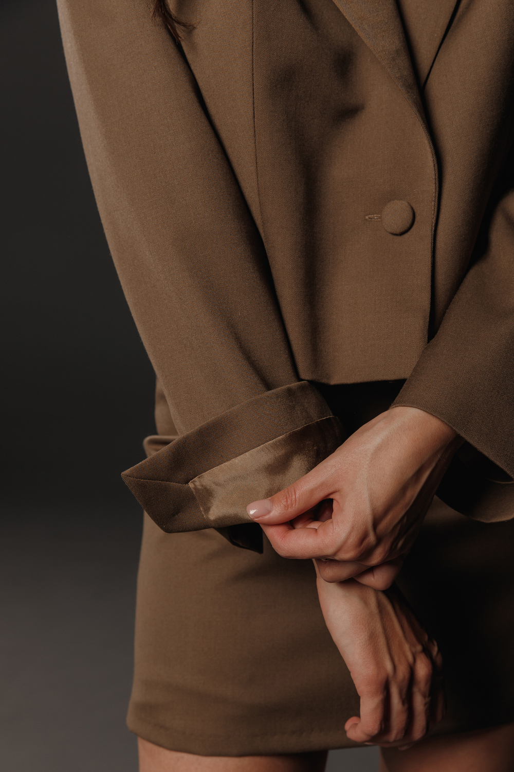 Жакет «Suit №1», кофейный