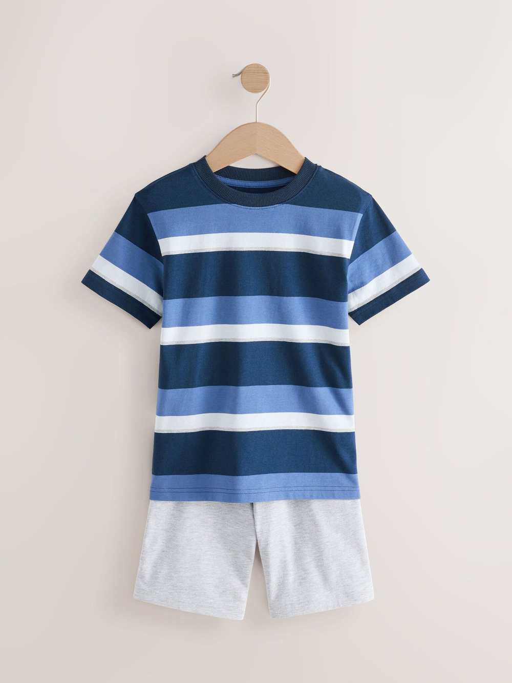 Пижама для мальчика Next E66-494, 3 шт., Серый, Синий