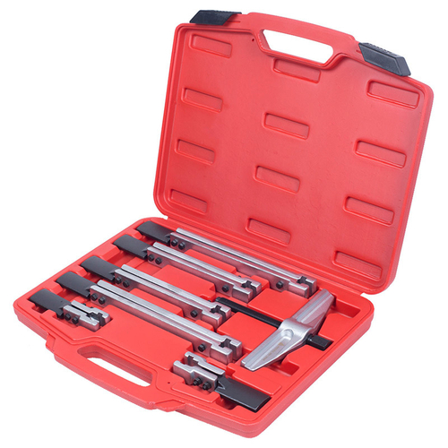 МАСТАК (104-12008C) Съемник подшипников, 2-х захватный, кейс, 8 предметов