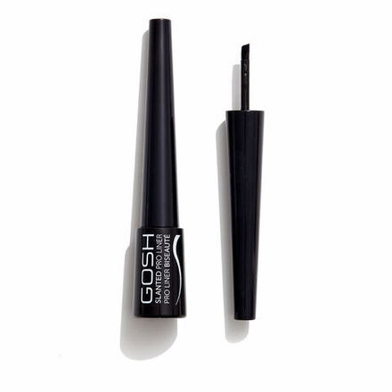 Gosh Liquid Eyeliner Slanted Pro Liner No.001 Intense Black Жидкая подводка для глаз