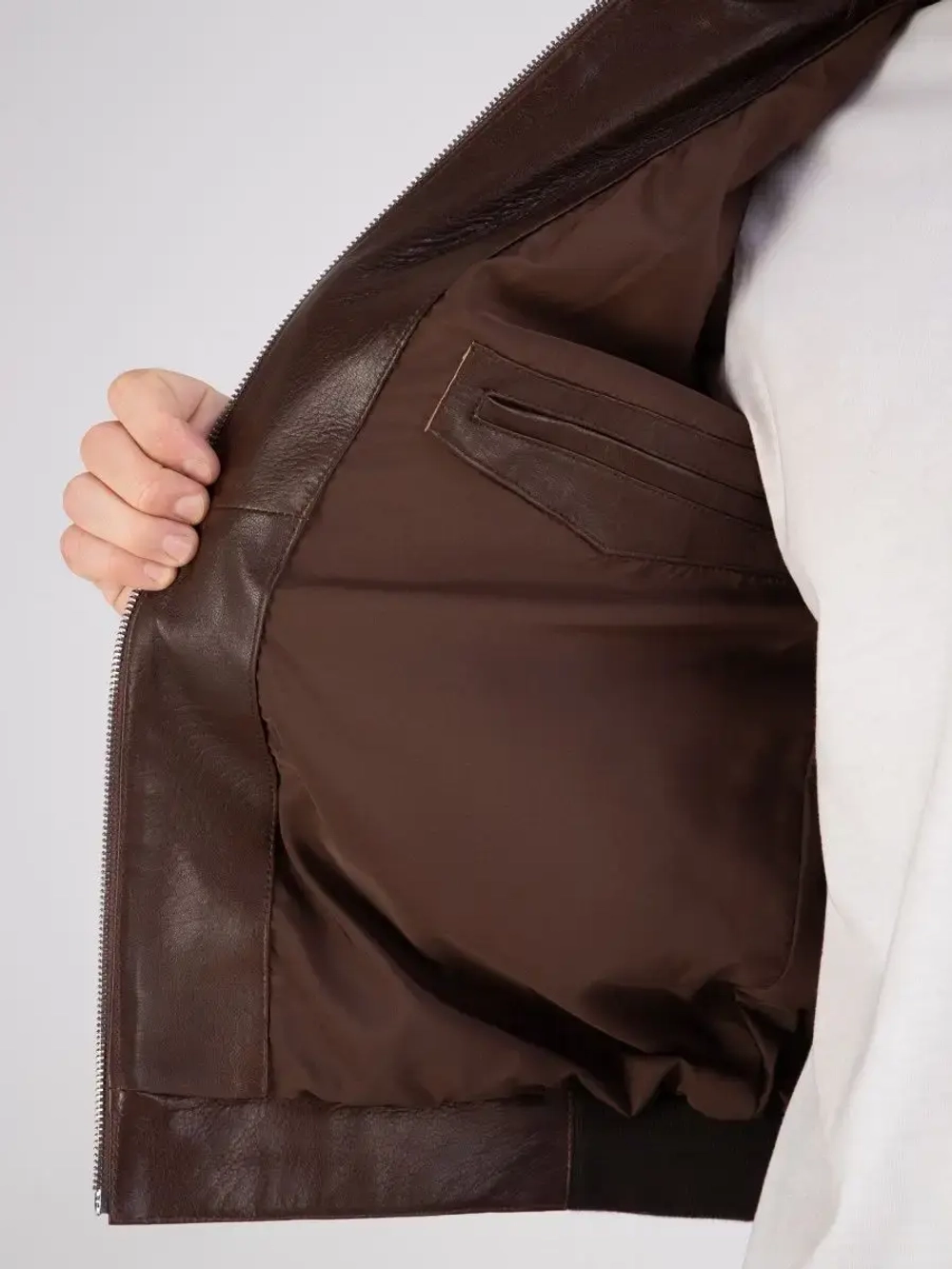 Куртка кожаная из натуральной кожи