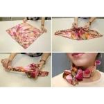 Платок «Your Style - Кисточки», микс 4 цвета, 60*60см