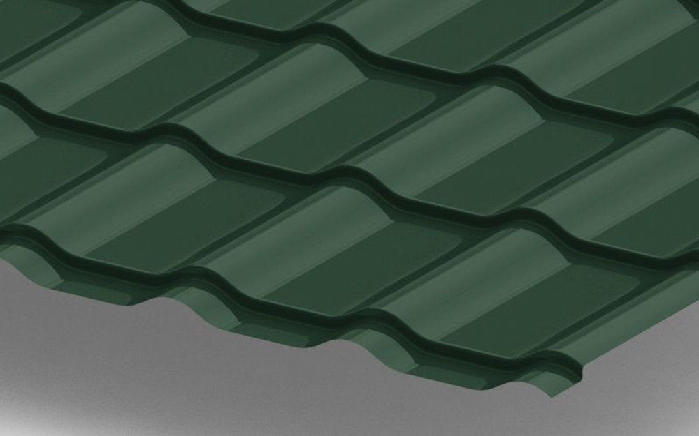 Профиль декоративный Монтерра-X 0,45мм RALL 6005 Зеленый мох