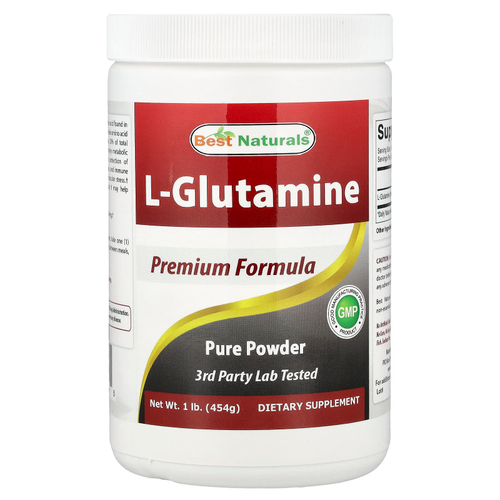 Best Naturals, L-глютамин, 454 г (1 фунт)