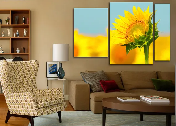 Модульная картина "Летний цветок"