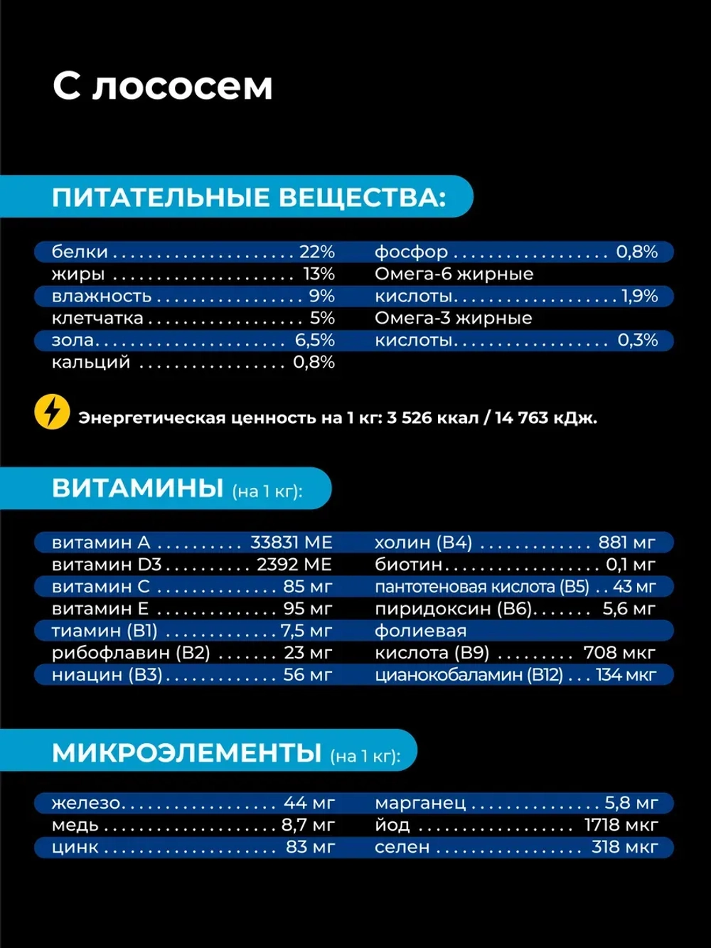 Корм сухой для собак Французский бульдог, лосось 3 кг