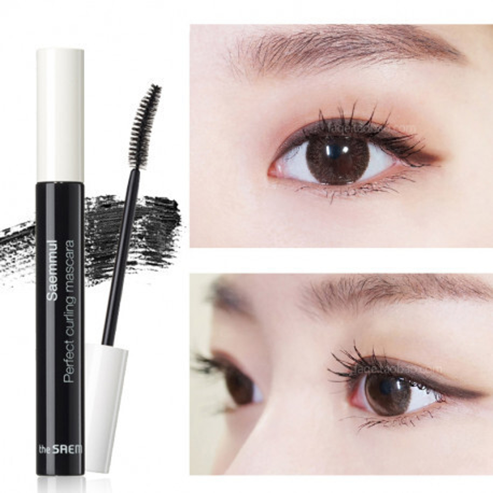 Тушь для ресниц с эффектом подкручивания The Saem Saemmul Perfect Curling Mascara, 8 мл.