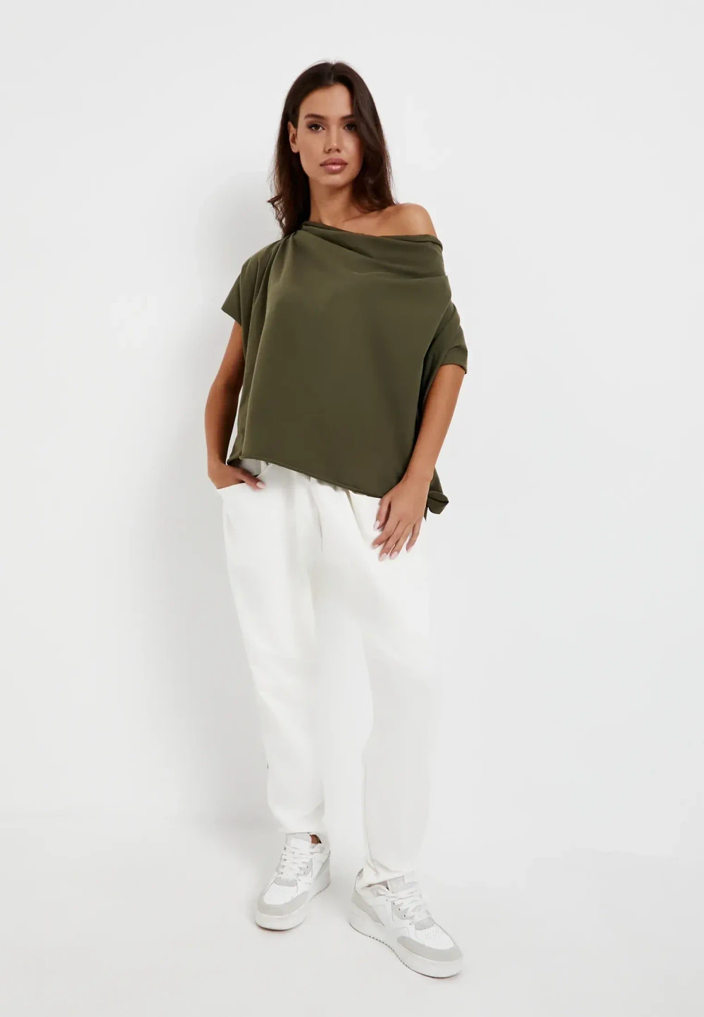 Футболка Качели Хаки