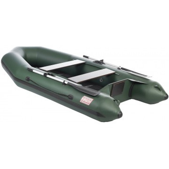 Лодка Тонар Капитан Т290 киль+пол зеленая