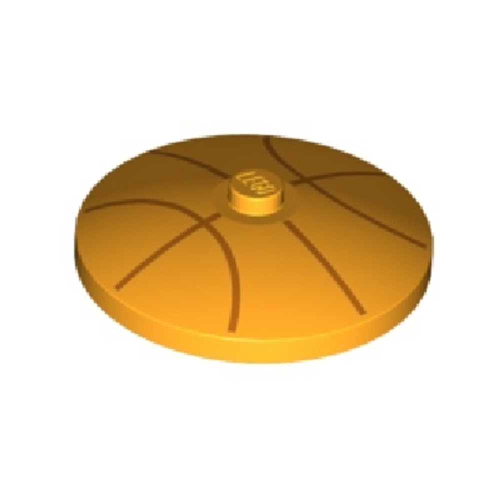 Перевернутая антенна c рисунком в виде оранжевых баскетбольных линий 3960pb060