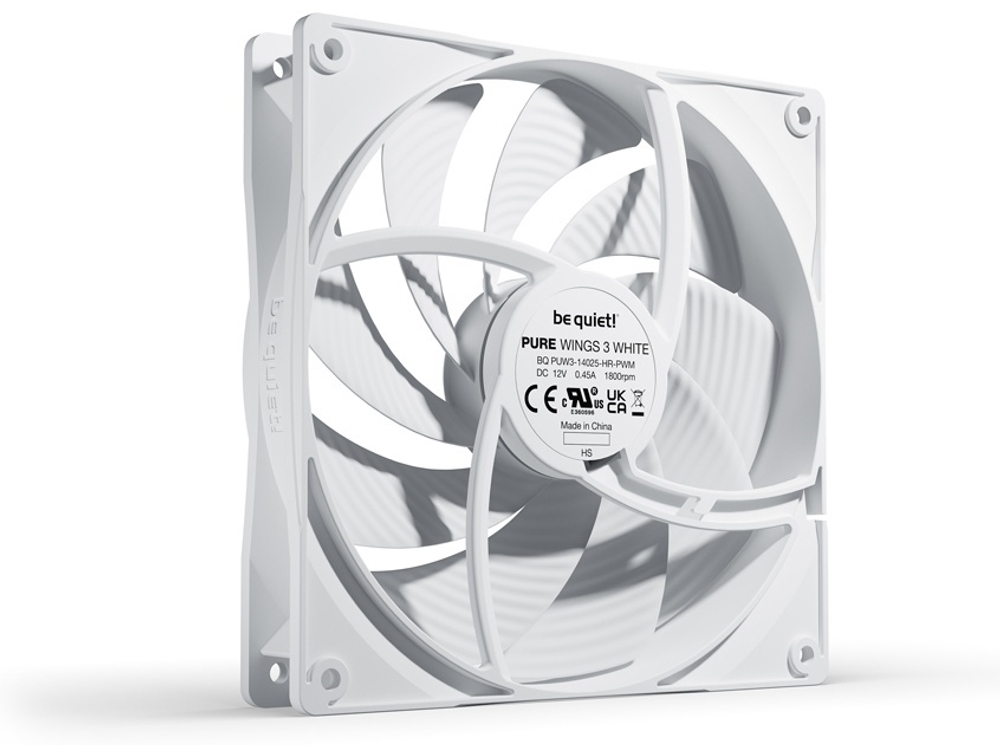 Вентилятор be quiet PURE WINGS 3 140mm PWM HS White BL113 белый