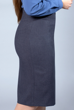 Юбка женская 3828зп-60, Темно-серый #48ТСер013828зп-60