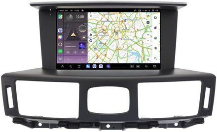 Магнитола для Infiniti Q70, M25, M37, Nissan Fuga 2009-2016 (поддержка Bose и 360) - Carmedia SF-9100 (рамка 9") QLed, Android 13, TS20, CarPlay, SIM-слот