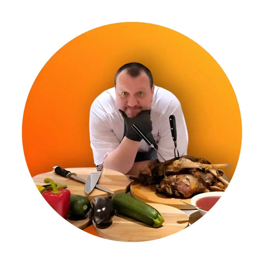 Командир Вкуса: готовим с характером Немецкий салат с фасолью, домашние колбаски с пюре и штрудель - практический мастер-класс