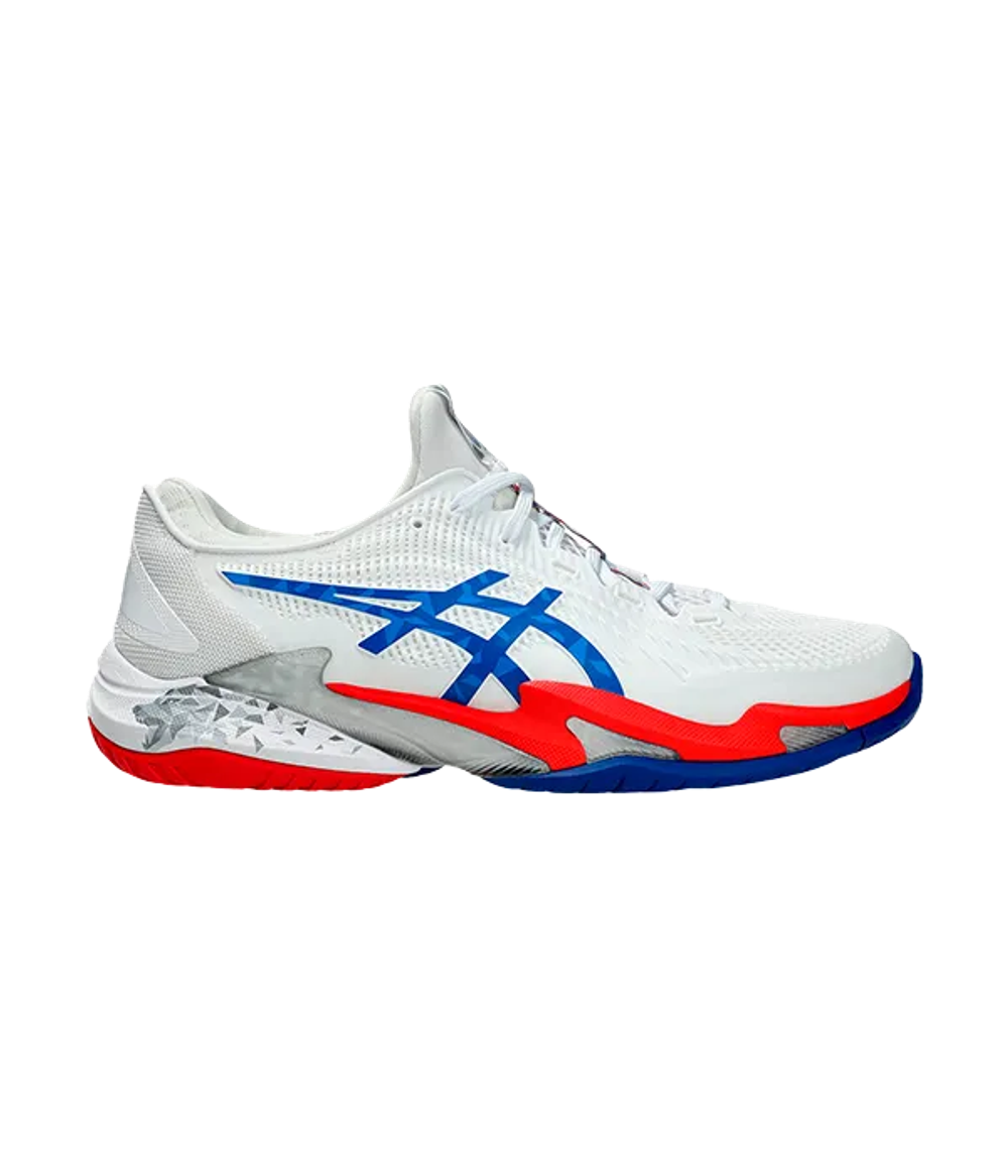 Asics Court FF 3 Novak Clay Белый-Asics Синие кроссовки