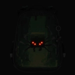 Ранец BRAUBERG PREMIUM, 2 отделения, с брелоком, "Digital spider", LED-ЛАМПОЧКИ, 38х29х16 см, 273101